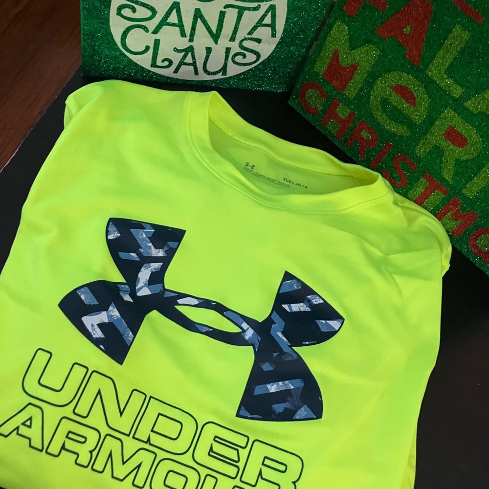 Under Armour Kids Neon Yellow Shirt